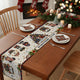 Personalized 250 Years of Freedom Table Runner, Custom Family Name Patriotic Christmas Dining Decor