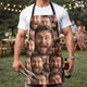 Personalized Funny Face Apron – Custom Photo Kitchen & BBQ Apron Gift