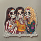 Custom Portrait Amigas Por Siempre, Regalo De Gracias Para Amiga - Personalized Magnet