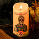 Custom Portrait Day Of The Dead Latinos Mexican Hispanic Style - Personalized Candles