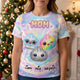 Personalized Cute Dumpling Shirt - Custom Mom Grandma Gift with Kids Names T-Shirt