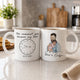 The Moment You Became My Dad Father's Day Gift For New Dad, Husband - Personalized Mug | Custom First Father’s Day Coffee Cup