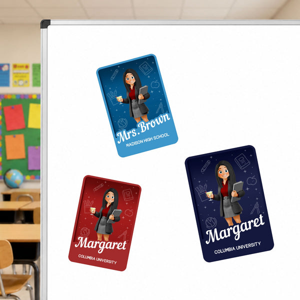Teacher Toy Box Theme - Personalized Magnet For Teacher