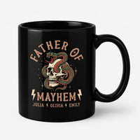 Father's Day Gift, Father Of Mayhem - Personalized Mug