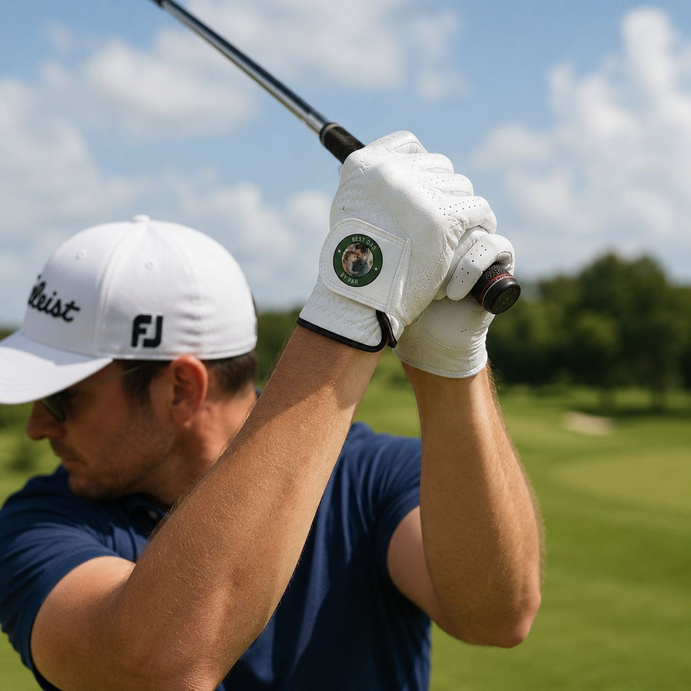 Father's Day Gift, I Love You To The Rough And Back - Personalized Golf Glove | Golf Dad Gift