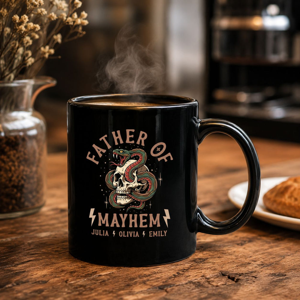 Father's Day Gift, Father Of Mayhem - Personalized Mug
