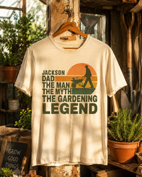 The Gardenfather Funny Gardening Gardener Father's Day Gift - Personalized Shirt | Funny Gardener Dad Gift