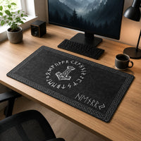 Name In Viking Runes Norse Mythology - Personalized Desk Mat