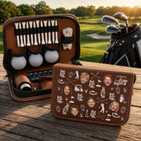 Best Dad By Par - Best Papa By Par - Custom Funny Kids' Or Pets' Faces | Funny Golf Gift