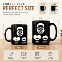 Dope Black Dad Dope Black Father - Personalized Mug