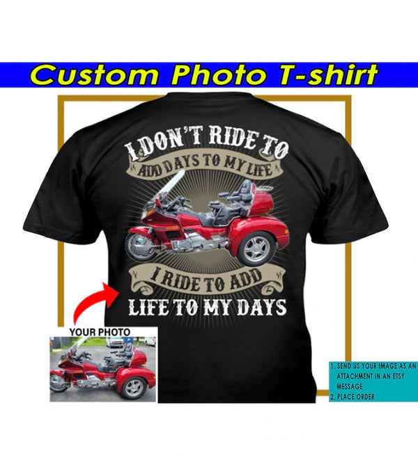 Goldwing Trike Motorcycle Personalized T-shirt, Cool Gift For Bikers, Motorcycle Lovers, Trike Rider Gift, Triker Tshirt-PSTN2DTS000010