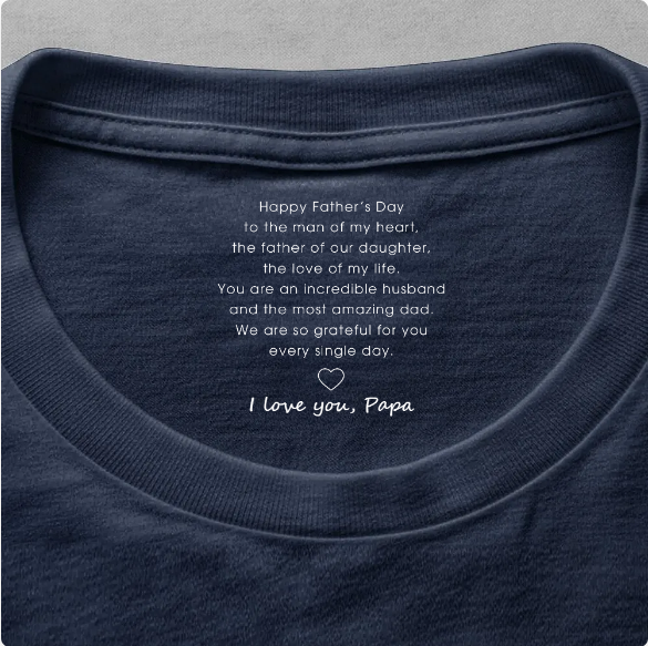 Happy Father's Day To The Man Of My Heart - Personalized Shirt
