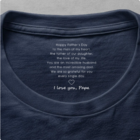 Happy Father's Day To The Man Of My Heart - Personalized Shirt