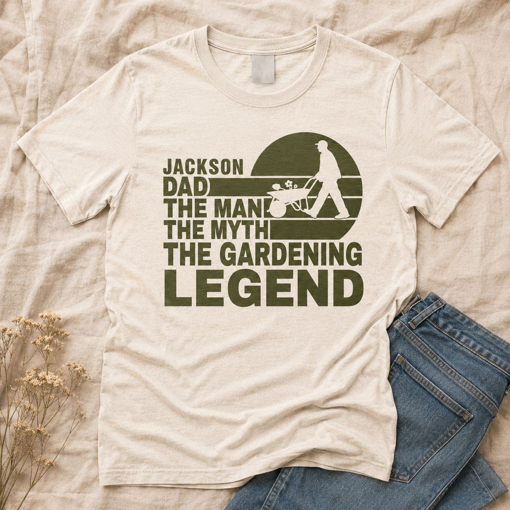 The Gardenfather Funny Gardening Gardener Father's Day Gift - Personalized Shirt | Funny Gardener Dad Gift
