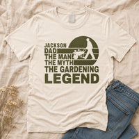 The Gardenfather Funny Gardening Gardener Father's Day Gift - Personalized Shirt | Funny Gardener Dad Gift