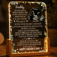 1st Father's Day Gifts, Soon To Be Dad Gift- Personalized Night Light