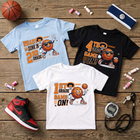 1st, 2nd Grade Game On Gift For Back To School, Basketball Kids - Personalized Shirt
