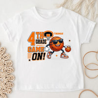 1st, 2nd Grade Game On Gift For Back To School, Basketball Kids - Personalized Shirt