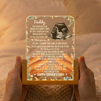 1st Father's Day Gifts, Soon To Be Dad Gift- Personalized Night Light