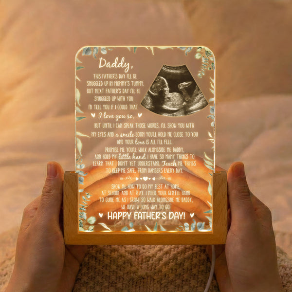 1st Father's Day Gifts, Soon To Be Dad Gift- Personalized Night Light