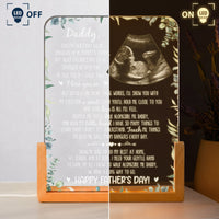 1st Father's Day Gifts, Soon To Be Dad Gift- Personalized Night Light