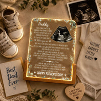 1st Father's Day Gifts, Soon To Be Dad Gift- Personalized Night Light