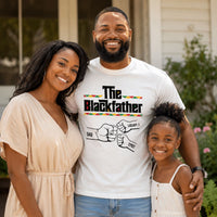 The Black Father Fist Bump Father's Day Gift For Dad, Husband - Personalized Shirt