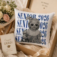 Graduation Senior Vintage Photo - Personalized Pillow | Meaningful Graduation Keepsake Gift