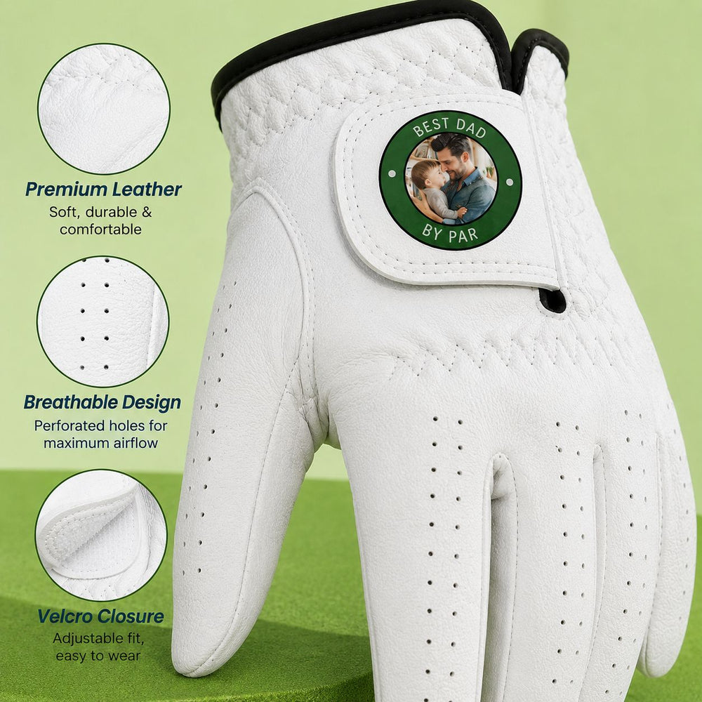 Father's Day Gift, I Love You To The Rough And Back - Personalized Golf Glove | Golf Dad Gift