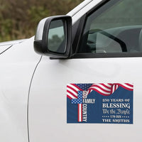 250 Years Of Blessing USA Anniversary - Personalized Bumper Sticker