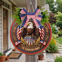 250 Years Of Freedom America Semiquincentennial Eagle Decor - Personalized Wood Sign