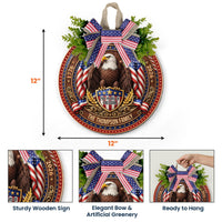 250 Years Of Freedom America Semiquincentennial Eagle Decor - Personalized Wood Sign