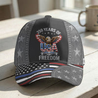 250 Years Of Freedom USA New Version - Personalized Cap