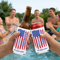 USA 250 Years Celebration - Personalized Can Cooler