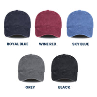 250 Years Of Freedom Faux Pattern - Personalized Distressed Denim Cap