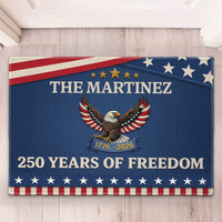 250 Years Of Freedom - Personalized Doormat