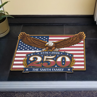 250 Years Of Freedom - Personalized Doormat