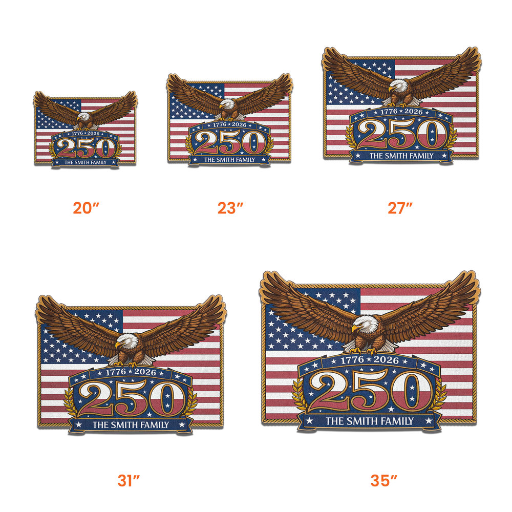 250 Years Of Freedom - Personalized Doormat