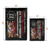250 Years Of Freedom - Personalized Flag