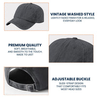 250 Years Of Freedome Since 1776 - Distressed Denim Cap