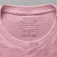 Happy Father's Day To The Man Of My Heart - Personalized Shirt