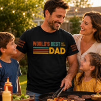 World's Best Dad Up To 10 Names - Personalized Shirt