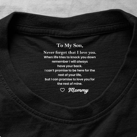 Never Forget That I Love You Son - Personalized Shirt