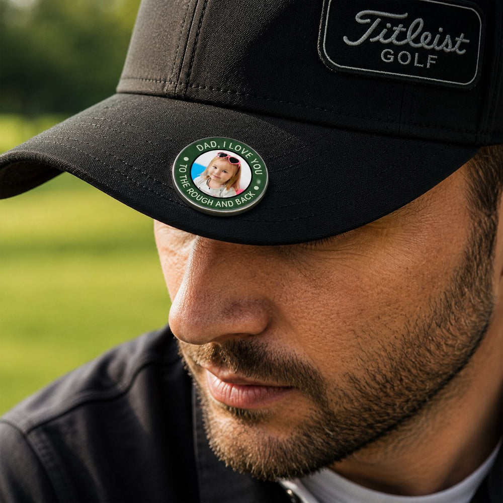 Best Dad By Par - Personalized Golf Ball Marker | Perfect Gift For Golf Dad