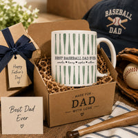 Baseball Dad Custom Name - Personalized Mug