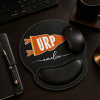 Custom School Pennant Flag - Personalized Mouse Pad | Unique Graduation Desk Gift