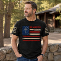 Man Of God, Husband, Dad, Papa Kids' Names Sleeve 2 - Personalized Shirt