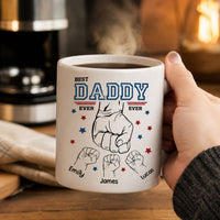 Best Dad Ever New Version - Personalized Mug