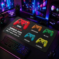 Gamer Dad Like A Normal Dad Only Much Cooler - Personalized Desk Mat | Funny Gamer Dad Gift