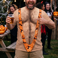 3D Hairy Body Graphic T-Shirt - Funny Halloween Costume Gag Gift